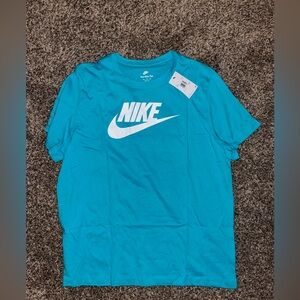 Men’s Blue Nike Cotton T-Shirt (XXL)